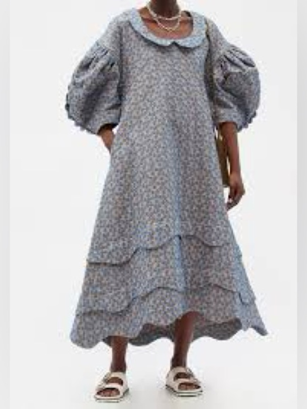 Kika Vargas Embroidered Dress